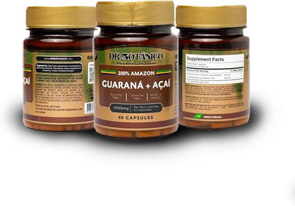 GUARANÁ + AÇAÍ 1000MG 60 Capsules