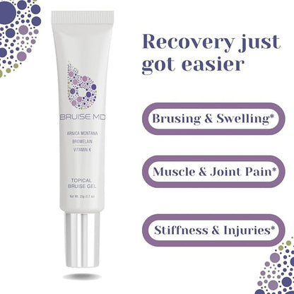 Supplement and Gel Bundle, Combination Treatment to Help Clear Bruises and Reduce Swelling