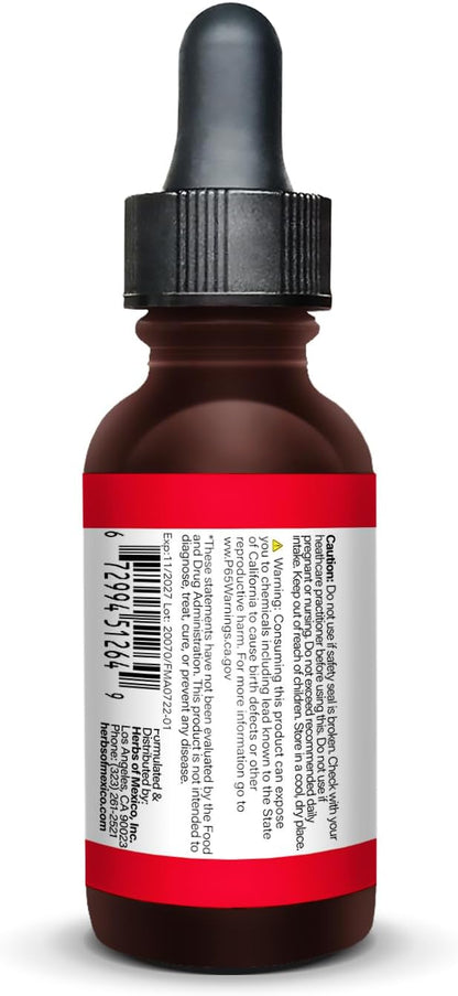 Flor de Manita (Little Hand fower) Herbal Extract 1 fl oz.