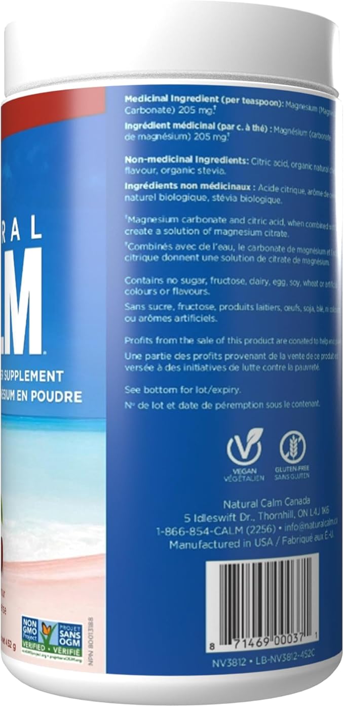 Natural Vitality Cherry Magnesium, 454 GR