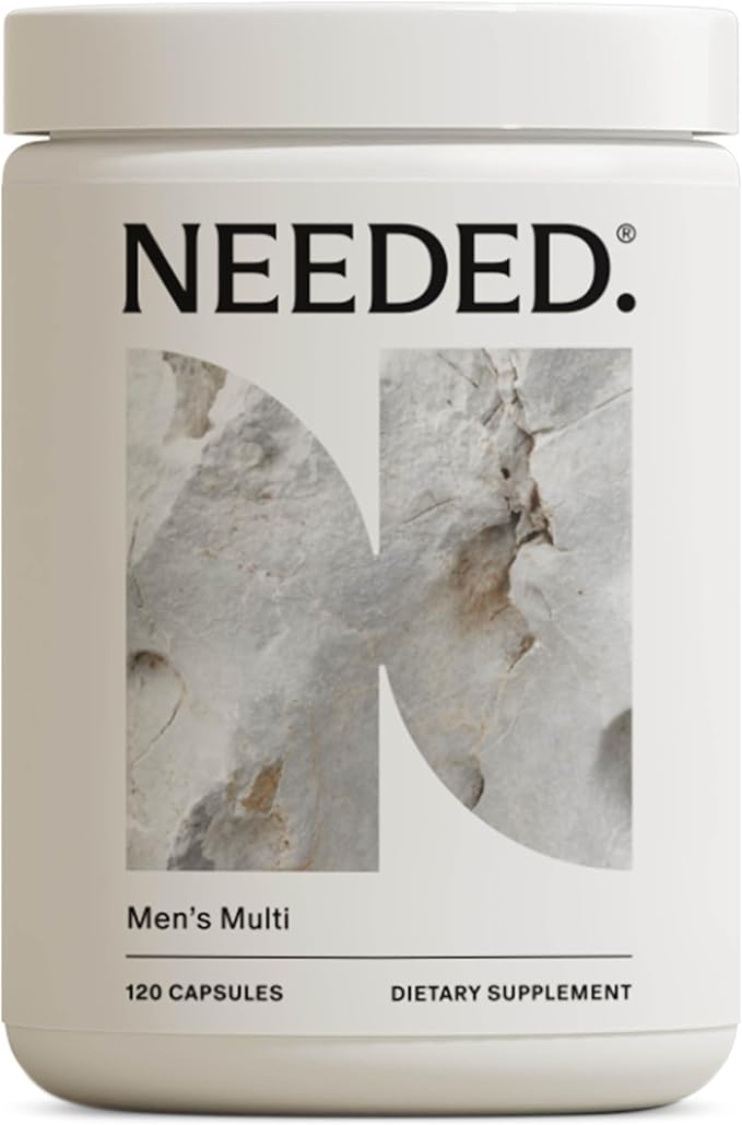 Needed. Multivitamin for Men - 25 Optimal Nutrients for Fertility & Men's Health - Mens Multivitamin with Vitamin D3 2000IU, B12 Vitamins, 200 MCG Selenium - Men's Fertility Supplement, 30 Day Supply