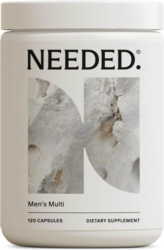 Needed. Multivitamin for Men - 25 Optimal Nutrients for Fertility & Men's Health - Mens Multivitamin with Vitamin D3 2000IU, B12 Vitamins, 200 MCG Selenium - Men's Fertility Supplement, 30 Day Supply