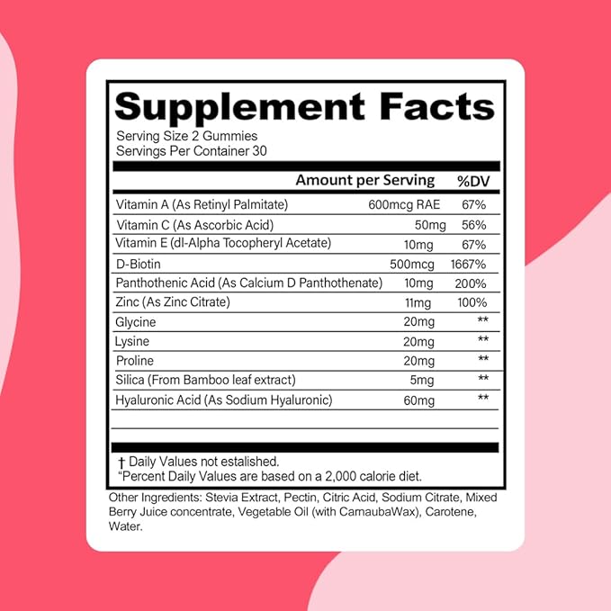 earth & elle Vegan Collagen Booster Gummies for Women with Biotin and Vitamins - Boosts Hair Nails and Skin Health, Anti-Aging - Delicious Sugar Free Berry Flavor - Easy to Chew - 60 Count
