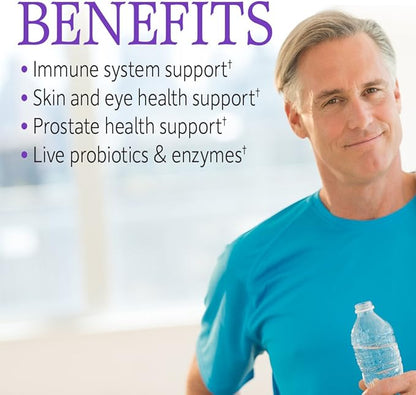 Garden of Life Organics Plant-Based Elderberry Immune Syrup 6.59 fl oz & Zinc Supplements 30mg High Potency Raw Zinc and Vitamin C Multimineral Supplement