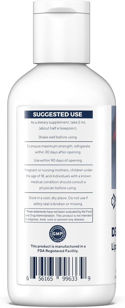 Vitamin D3 K2 Gel | High Strength Liposomal D3 K2 Supplement | 120ml Vitamin D K2 Gel - 2500IU Vitamin D3 & 200mcg Vitamin K2 per Serving | Non-GMO & Allergen Free | Made in The USA