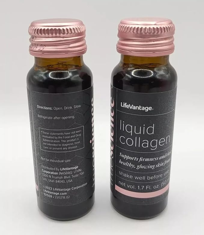 TrueScience Liquid Collagen for Glowing Skin - Collagen Activation & Replenishment Blend - Supports The Appearance of Firmer Looking Skin - 10 Bottles x 1.7 Fl. oz. (50 ml) Each