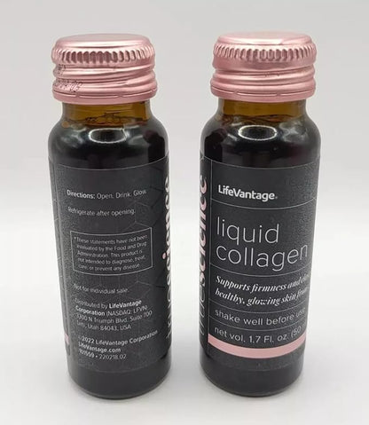 TrueScience Liquid Collagen for Glowing Skin - Collagen Activation & Replenishment Blend - Supports The Appearance of Firmer Looking Skin - 10 Bottles x 1.7 Fl. oz. (50 ml) Each