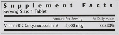 Windmill Health Products Hi-Ener-G Super B-12 5000 mcg, 30-Count Box