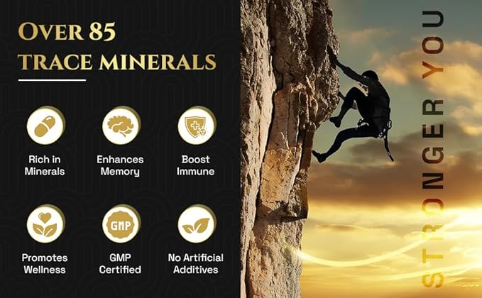 Himalayan Shilajit - 60 Capsules - Premium Quality - Pure Organic - Fulvic & Humic Acid with 85+ Minerals for Immunity, Strength & Energy - 60 Days Supply - 18000 ft