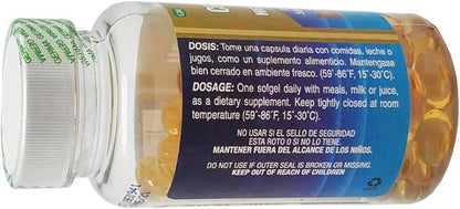 Germa Cod Liver Oil Natural Dietary Supplement. 100 Capsules. Pack of 3