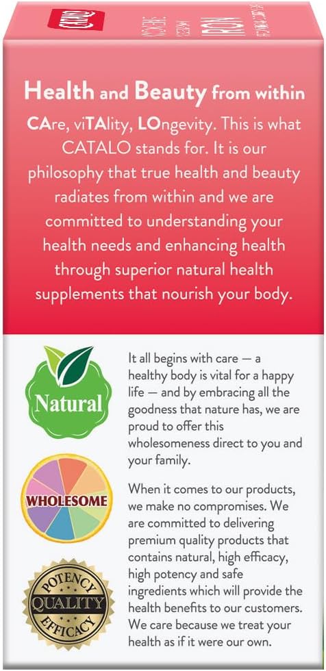 CATALO Iron Supplement for Women with Organic Curry Leaf - Gentle, High Absorption, Vegetarian-Friendly, Stomach-Easy Formula - 60 Tablets