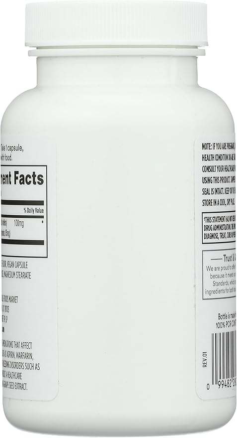 Whole Foods Market, Grape Seed Extract, 120 ct
