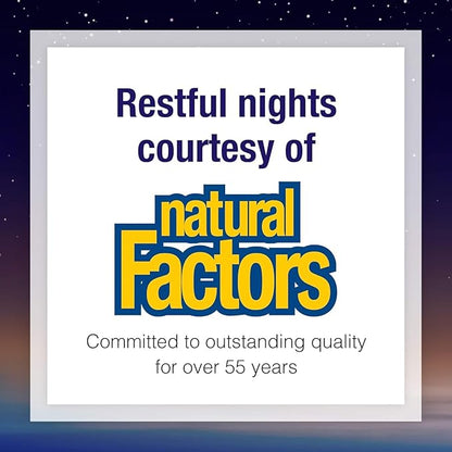 Stress-Relax Tranquil Sleep by Natural Factors, Sleep Aid with Suntheanine L-Theanine, 5-HTP, Melatonin, 90 Softgels
