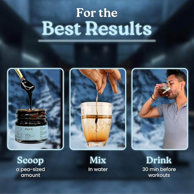 Mars Pure Himalayan Shilajit (Resin) | Pure Organic Shilajit Resin sourced from Himalayas | Strength, Stamina, Immunity | Good Health Company - 15 g | Pack of 1