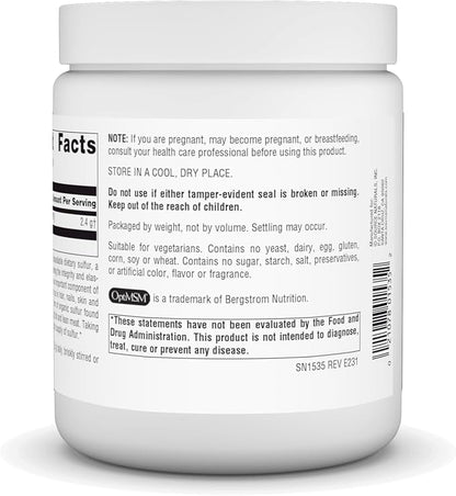 Source Naturals MSM, (Methylsulfonylmethane) - 16 Ounce Powder