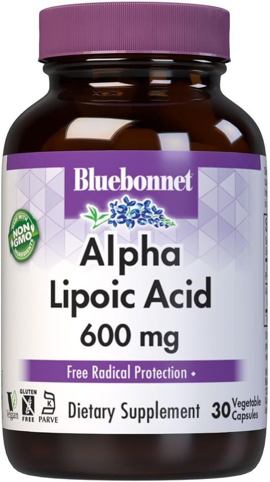 BLUEBONNET NUTRITION ALPHA LIPOIC ACID 600 mg