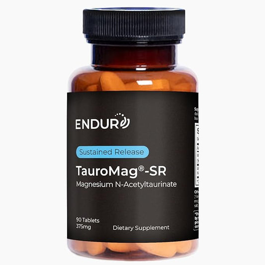 TauroMag-SR, Magnesium N-Acetyl Taurinate, Supports Brain Health & Cognitive Function, Memory Focus Supplements, Mood Support 375 mg, 90 Tablets