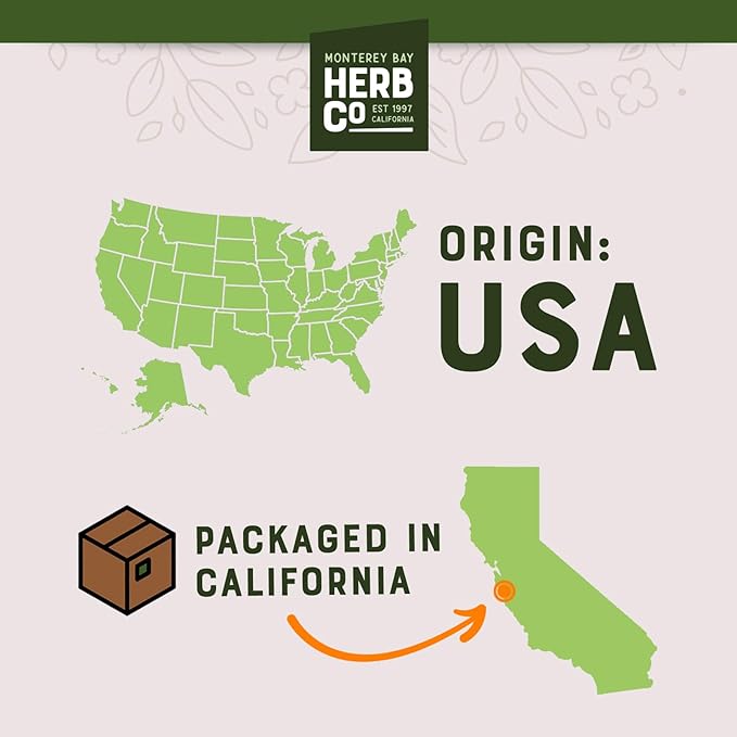 Monterey Bay Herb Co. Saw Palmetto Berry Powder | Can Add to Foods and Smoothies or Used as Dietary Supplement | Rich in Fatty Acids | 1 lb. Bag