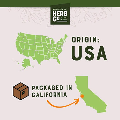 Monterey Bay Herb Co. Saw Palmetto Berry Powder | Can Add to Foods and Smoothies or Used as Dietary Supplement | Rich in Fatty Acids | 1 lb. Bag