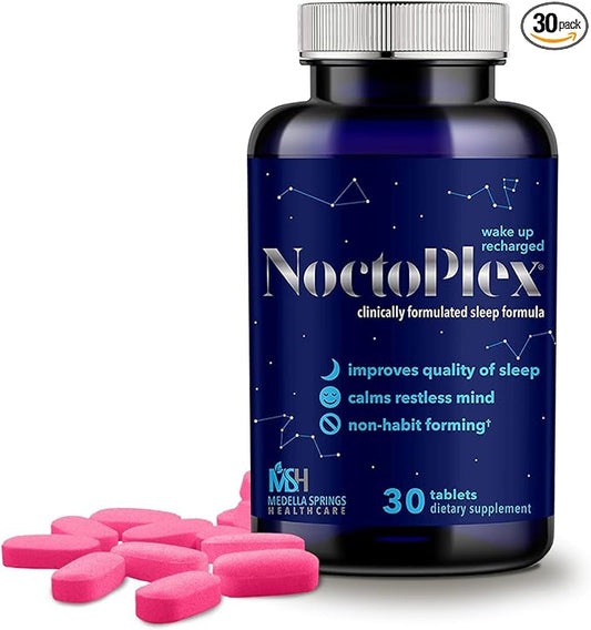 Sleep Aid 30 Tabs - 100% Drug Free & Non-Habit-Forming Sleep Pills – Clinically Formulated Sleep Supplement w/Valerian Root for Sleep - Melatonin, Lemon Balm & Valerian Root Sleep Aid