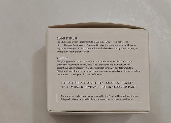 Premium Himalayan Shilajit Resin - 50g Pure & Natural Supplement for Energy, Immunity, and Mental Clarity, Rich in Fulvic Acid & Essential Minerals, Preservative-Free