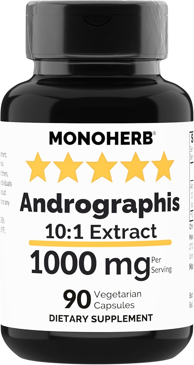 Andrographis Extract 1000 mg - 90 Vegetarian Capsules