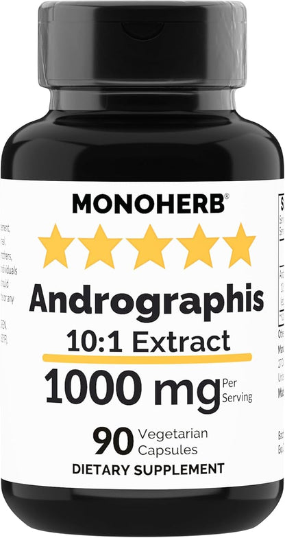 Andrographis Extract 1000 mg - 90 Vegetarian Capsules