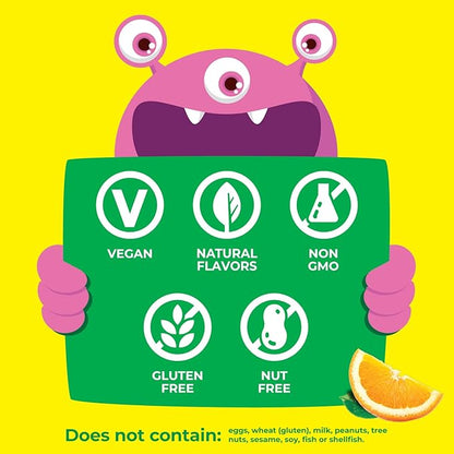 Kids Iron 10mg with Vitamin C 50mg Chewable Tablets - Tasty Natural Flavored - Vegan, Vegetarian, GMO-Free, Nut Free - Dietary Iron Supplement - Blood Formation for Children - 120 Chewables