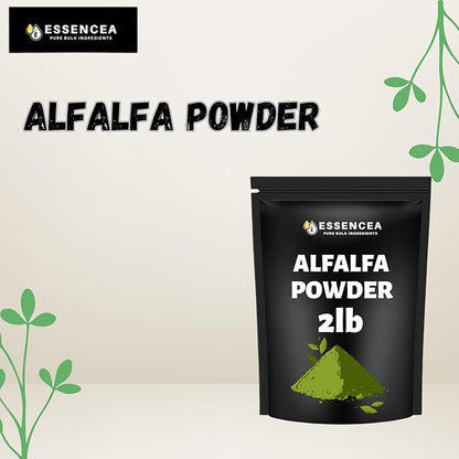 Alfalfa Powder 2lb Superfood Green Powder 2 Pound | Gluten Free Non-GMO Vegan (32 Ounces) [Packaging May Vary]