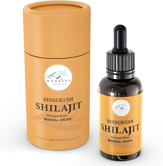 Shilajit Mineral Drops | Shilajit Supplement for Men Women with Trace Minerals | Immune Support,, Energy Boost & Wellness Drops|