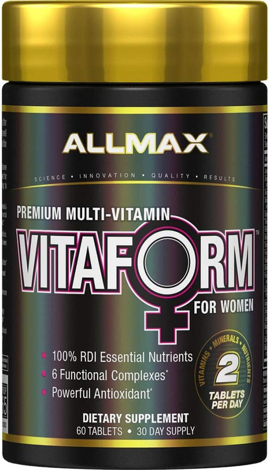 ALLMAX Nutrition – VITAFORM for Women – Multi-Vitamin for Women – 30-Day Supply