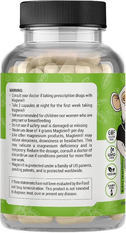 Bored Nutrition M2K: Magtein Magnesium L-threonate & Ashwagandha Supplement - 1500mg Magtein, 300mg KSM-66, Plus 200mg Magnesium