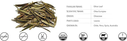 Remedy's nutrition Olive Leaf | 1,000 mg, 60 Vegan Capsules Herbal Dietary Supplement | Two Month Supply