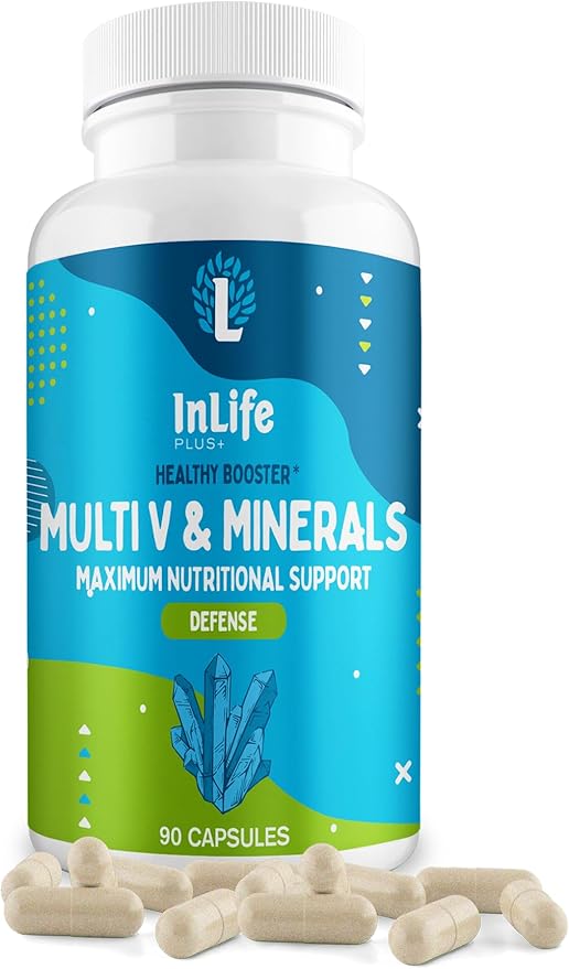 Multivitamin with 25 Vitamins & Minerals (90 Tablets) | Immune, Energy & Cognitive Support | Daily Vitamins for Woman and Men | Antioxidants, Zinc, B-Complex, Calcium, D3 (1)