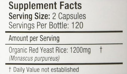 HeartShape Red Yeast Rice 240 Count (Pack of 1)