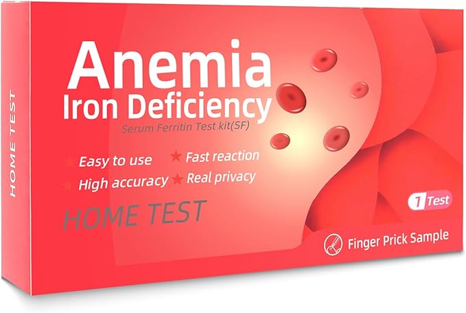 Iron Deficiency Test kit for Children and Adults, Rapid Home Test