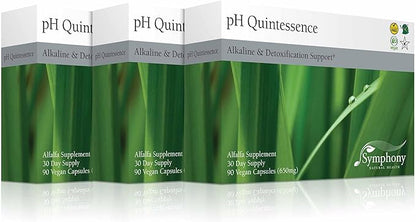 Natural Health International pH Quintessence - 40:1 Alfalfa Concentrate - 270 Vegan Capsules (90 Day Supply) – Alkaline The Body, Balance pH and Support Detox