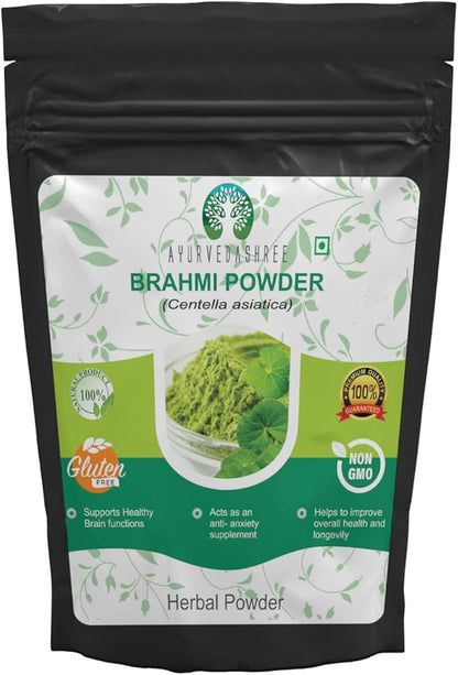 Centella asiatica Powder 50 Gm I Known as Gotu Kola, brahmi I Mandupakarni Powder I Non GMO I Gluten Free I Vegan