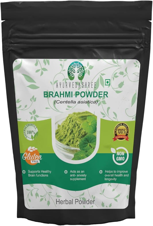Centella asiatica Powder 50 Gm I Known as Gotu Kola, brahmi I Mandupakarni Powder I Non GMO I Gluten Free I Vegan