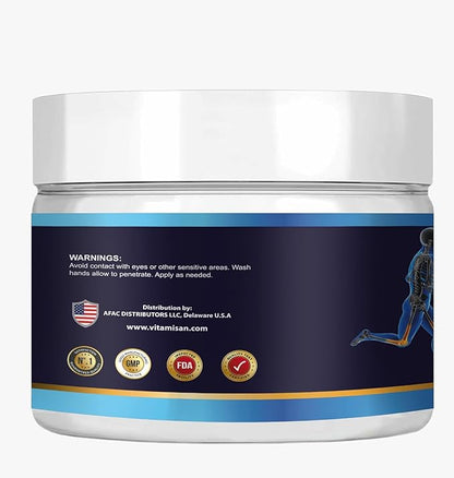 Premium Organic Glucosamine & Chondroitin Cream with MSM, Arnica, & Collagen