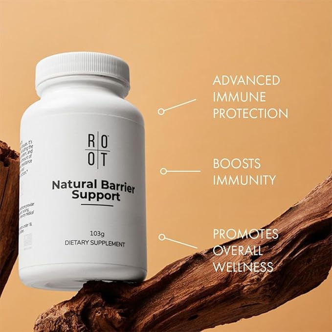 THEROOTBRANDS Root Wellness Natural Barrier Support (103g) | with Vitamin C, D and Zinc - for The Immune System and General Well-Being