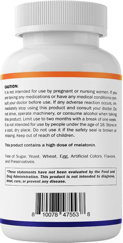 Vitamatic Melatonin 10mg with Ashwagandha 4:1 Extract 250 mg 120 Tablets