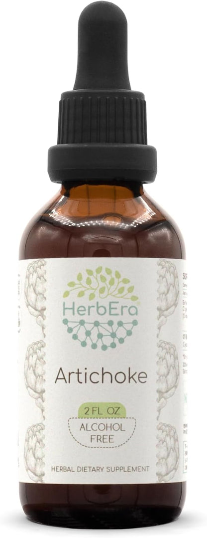 Artichoke B60 Alcohol-Free Herbal Extract Tincture, Concentrated Liquid Drops Natural Artichoke (Cynara scolymus) (2 fl oz)