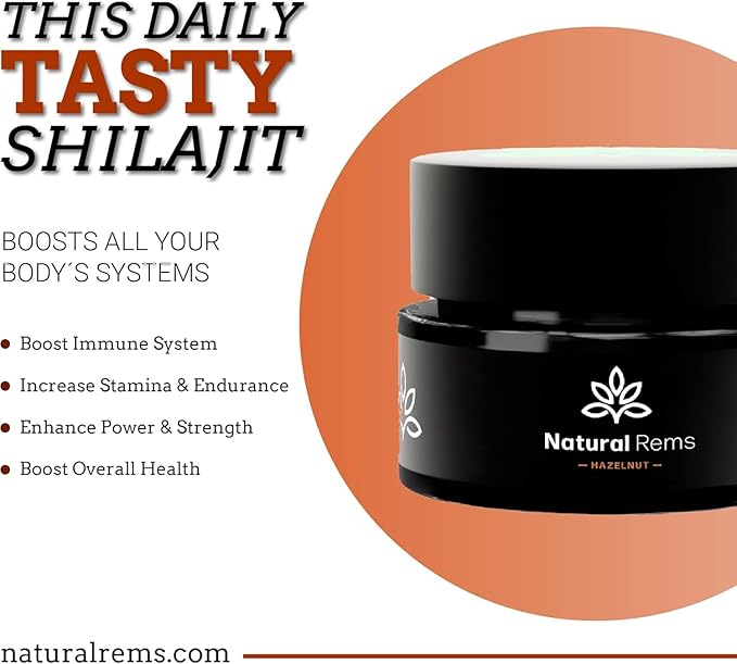 Hazelnut Flavored Organic Shilajit - Shilajit Pure Himalayan Organic - Pure Shilajit Fulvic Acid Supplement - Shilajit Energy and Focus Supplement - Holistic Health Supplements…