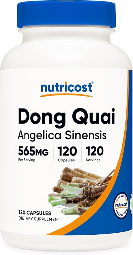 Nutricost Dong Quai 565mg, 120 Capsules - Gluten Free, Non-GMO, Vegetarian Capsules - Angelica Sinensis