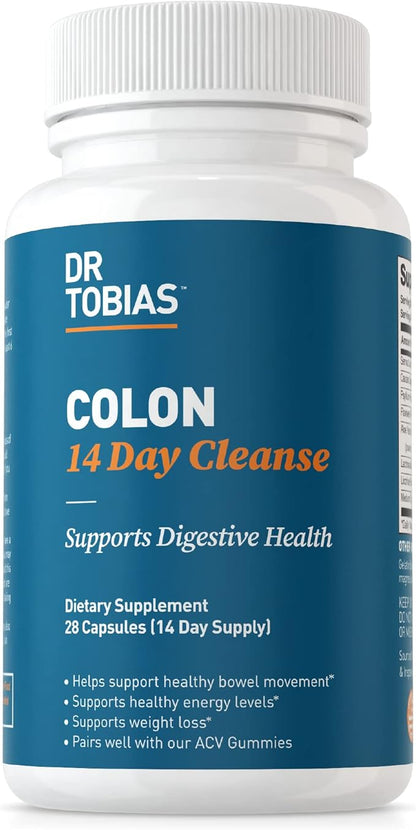 Dr. Tobias Vegan Omega 3 Algae Oil and Colon 14 Day Cleanse for Improved Digestion, Gut & Immune Support, and Overall Health