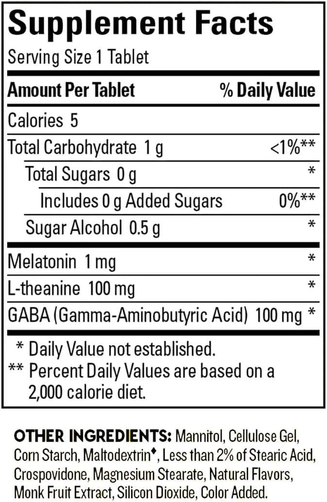 Nature Mades Wellblends Back to Sleep, 120 Fast Dissolve Tablets Bundle - Non-Habit Forming, Naturally Acting Sleep Aids Function for Health