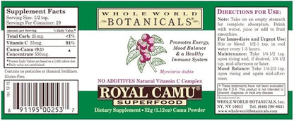 Royal Camu Superfood - Whole Fruit (Dark) Powder