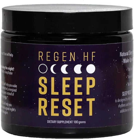 Regen HF Sleep Reset | Natural Sleep Aid Supplement | No Melatonin | Made in The USA