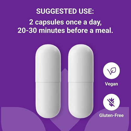 Luma Nutrition High Purity Resveratrol Supplement 1200mg Serving - 98% Trans-Resveratrol - Antioxidant - Vegan & Gluten-Free - 60 Capsules